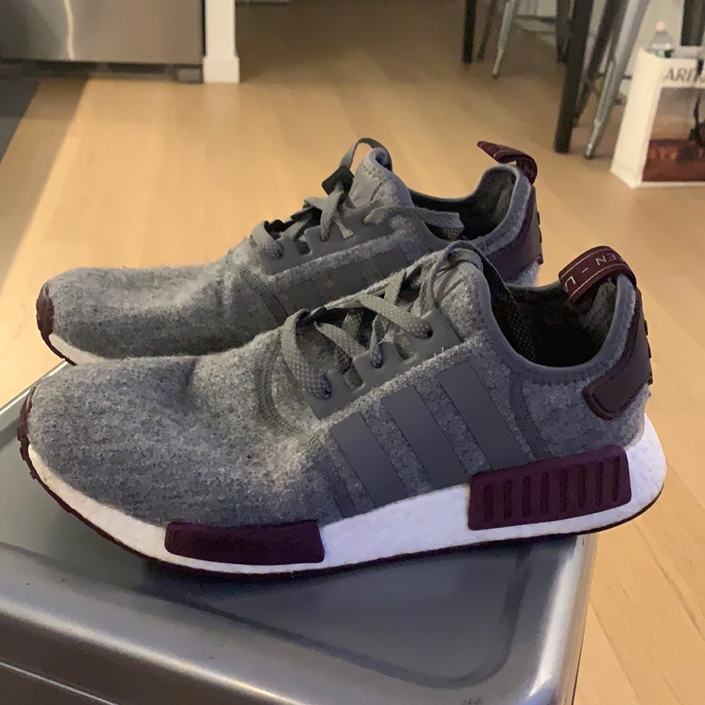 Grey Wool Adidas NMD R1